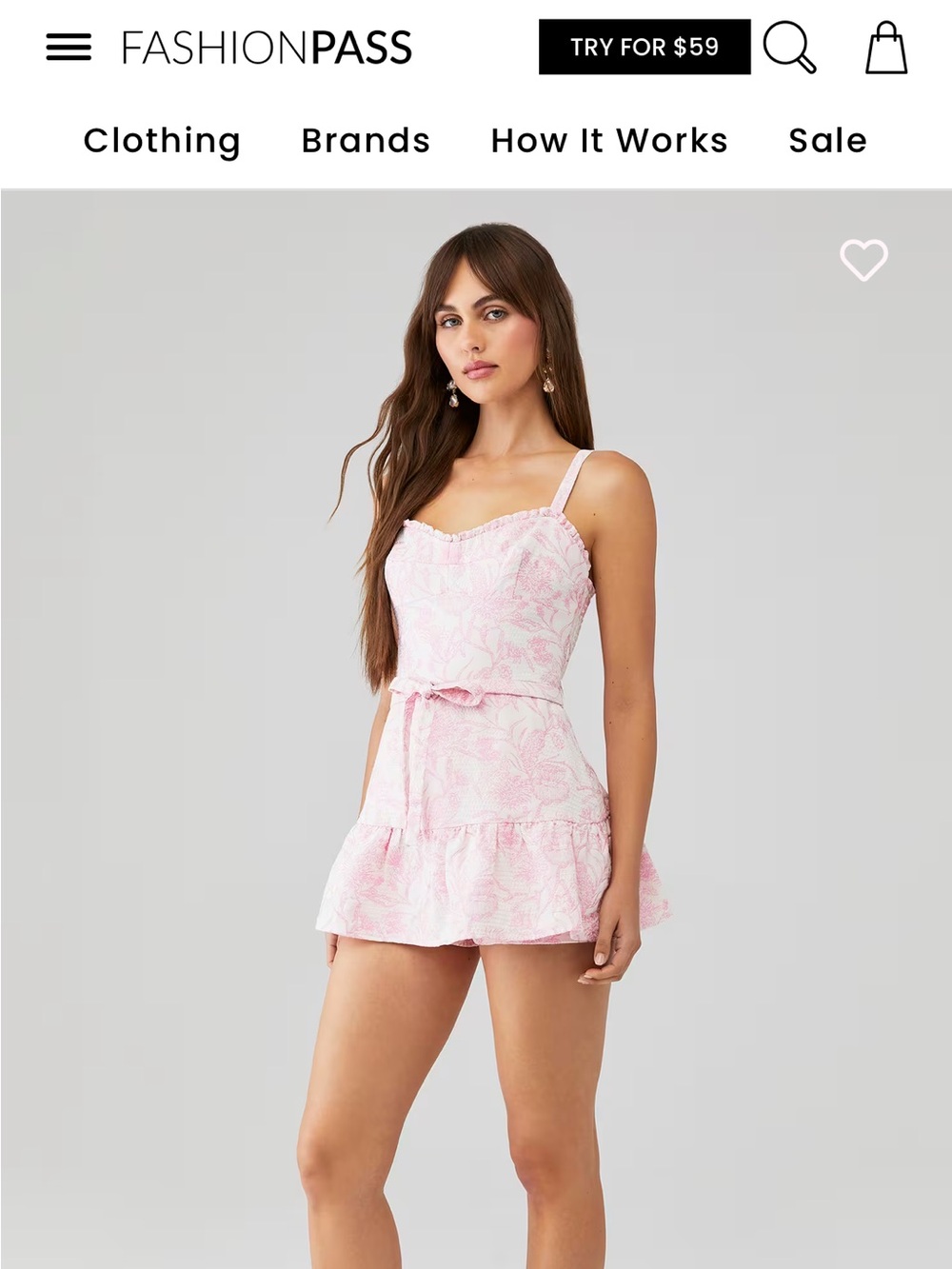 Amanda Uprichard Giacini Romper in
Shocking Pink - Picture 10 of 13